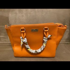 BCBG Orange Handbag
